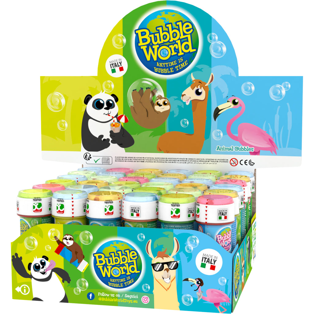 Dulcop Bubble World Bellenblaas Dieren 60 Ml 36 Stuks