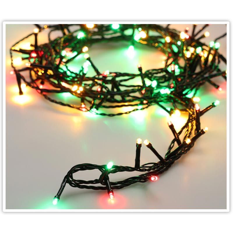 Kerstverlichting 240 Led- 18M - Three Tone Traditional - Timer - Lichtfuncties - Geheugen - Buiten