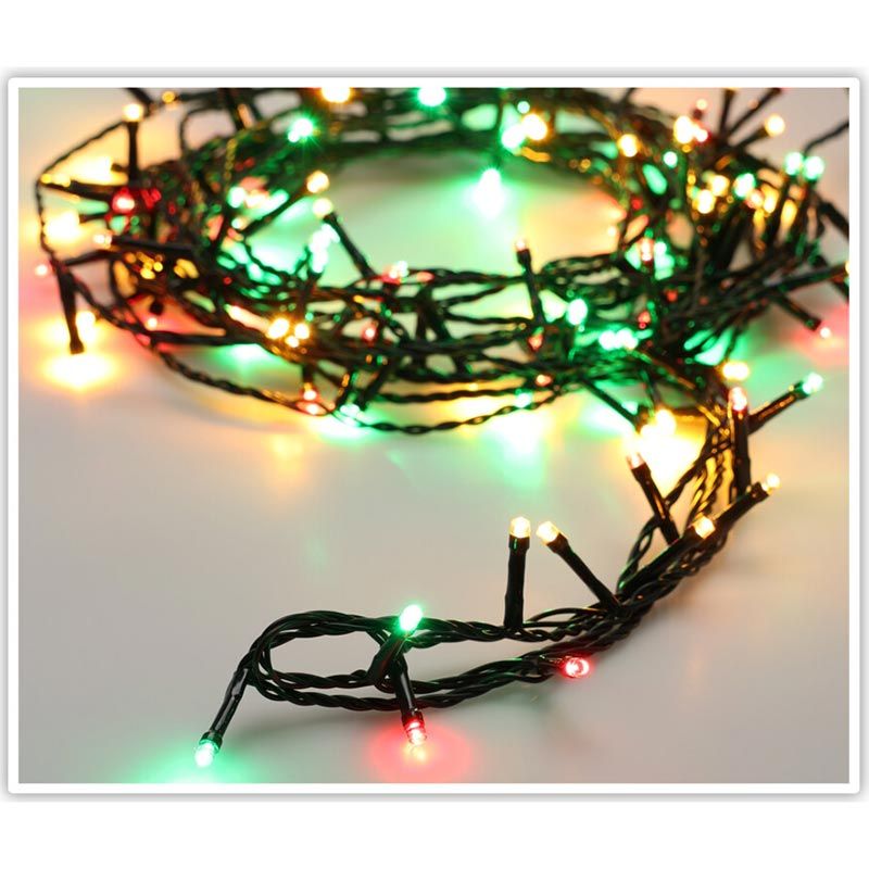 Kerstverlichting 120 Led- 9M - Three Tone Traditional - Timer - Lichtfuncties - Geheugen - Buiten