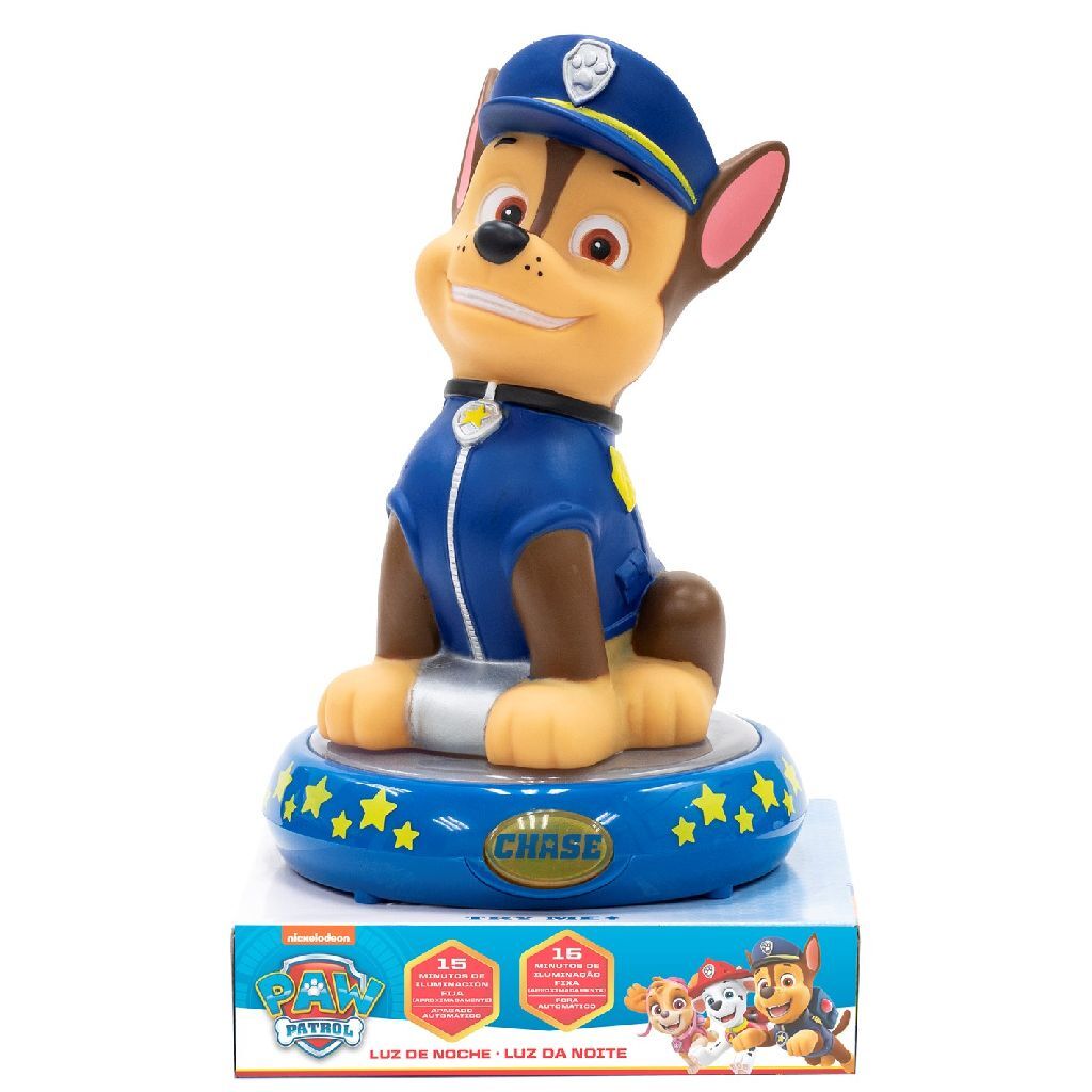 Paw Patrol 3D Led Nachtlamp Chase 25 Cm