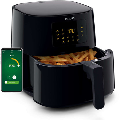 Philips Hd9280/70 Airfryer Xl 6.2L 2000W Zwart/Zilver