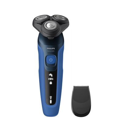 Philips S5466/17 Shaver Series 5000 Wet &Amp; Dry Elektrisch Scheerapparaat Zwart/Blauw