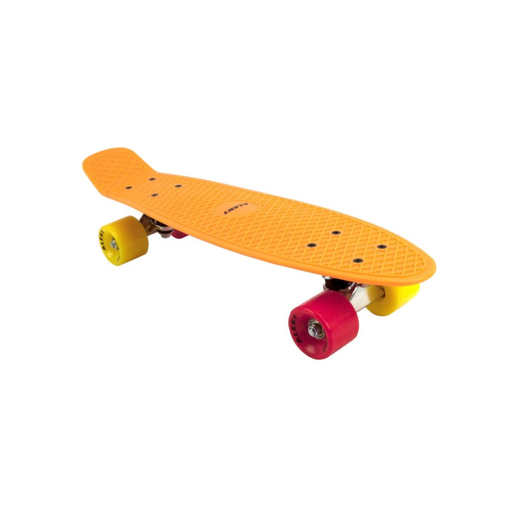 Alert Skateboard 55 Cm Neon Oranje