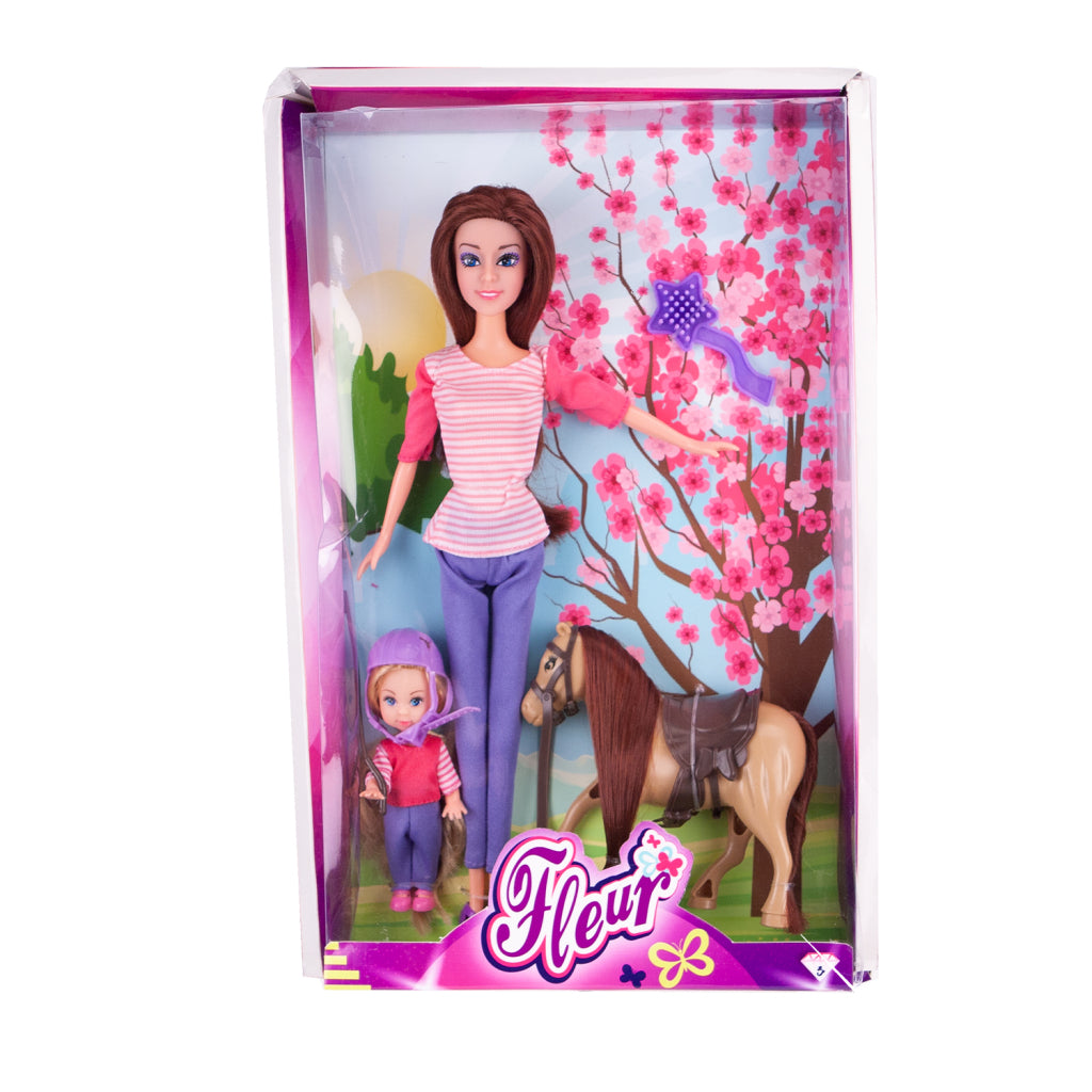 Basic Fleur Pop Met Pony + Kind + Accessoires