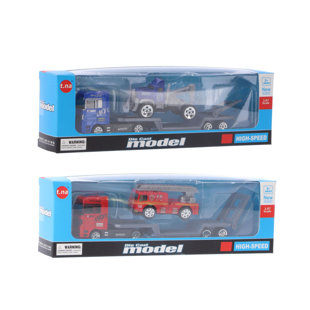 Overige Merken Die-Cast Transporter + Voertuig Assorti