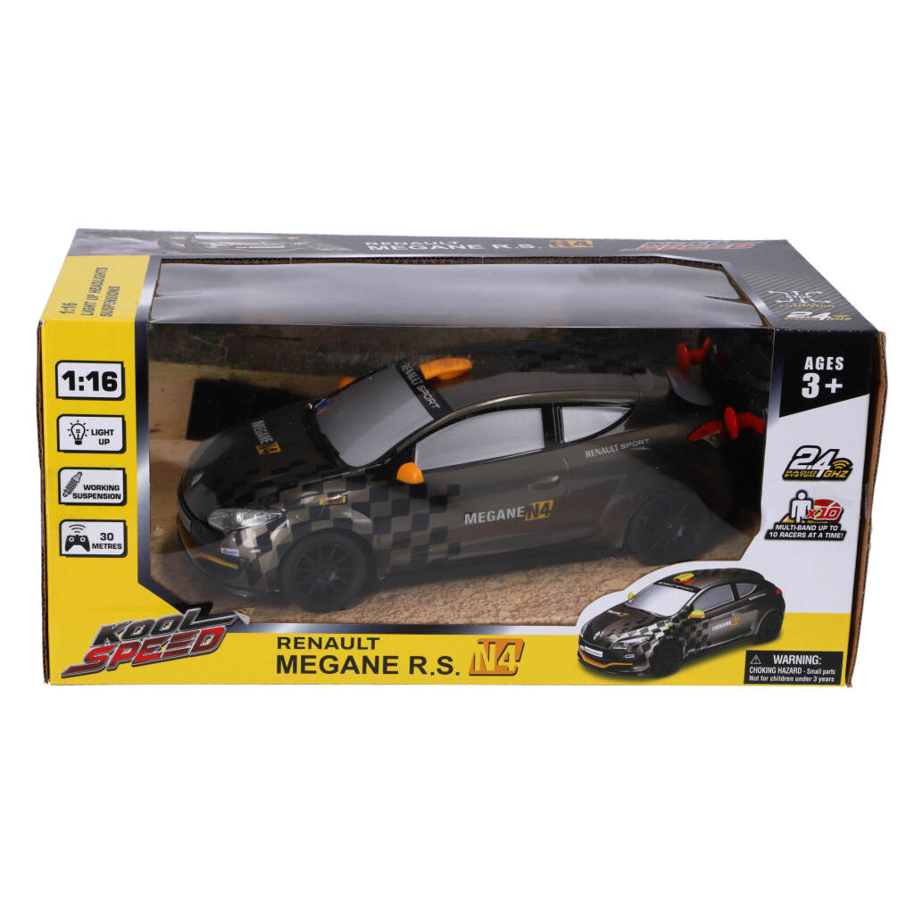 Kool Speed Kool Rc Renault M&Eacute;Gane R.s. N4 1:16 + Licht