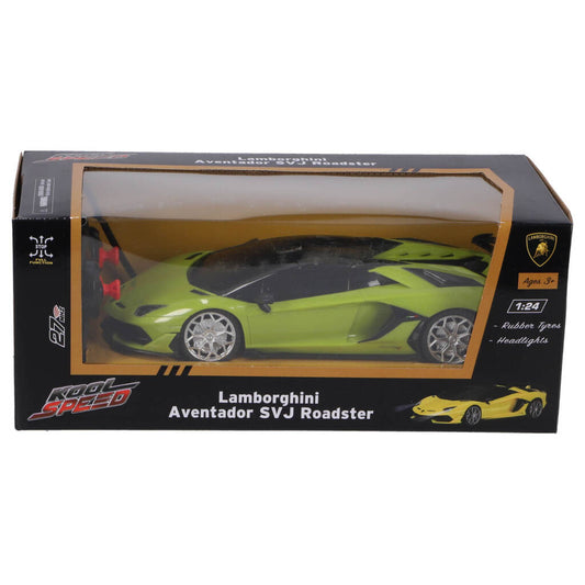 Kool Speed Rc Lamborghini Aventador Svj Roadster 1:24 + Licht Neon Groen