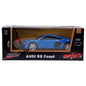 Kool Speed Rc Audi R8 V10 Coup&Eacute; 1:24 + Licht Blauw