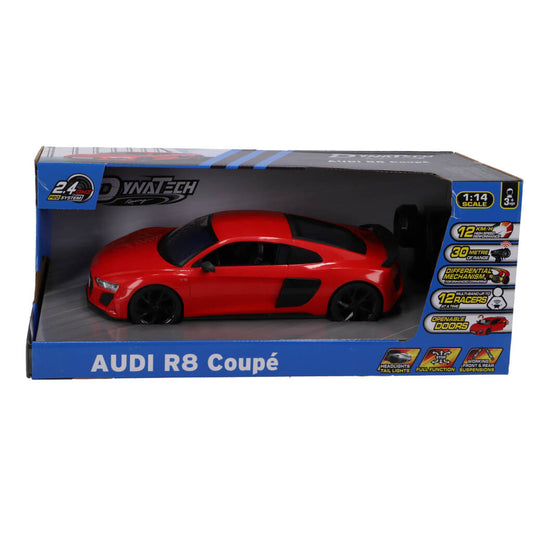 Overige Merken Rc Audi R8 1:14 + Licht Rood