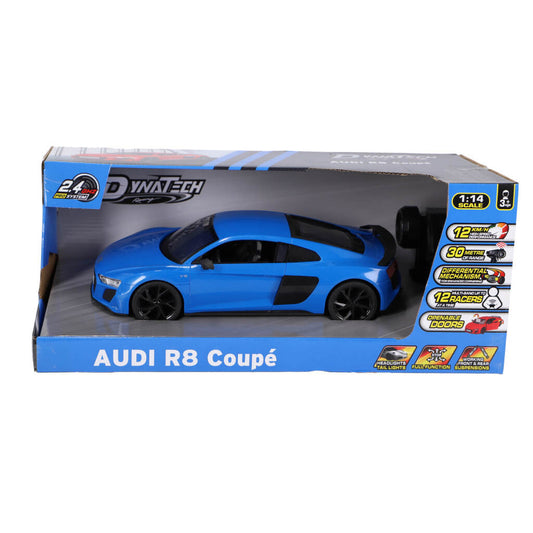 Overige Merken Rc Audi R8 Coup&Eacute; 1:14 + Licht Blauw