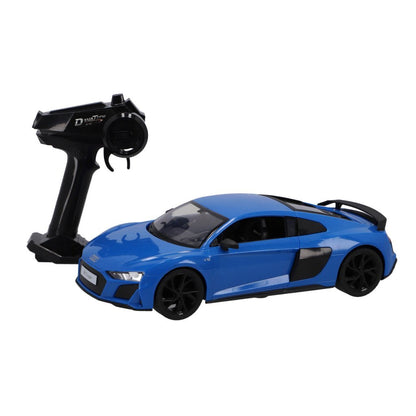 Overige Merken Rc Audi R8 Coup&Eacute; 1:14 + Licht Blauw