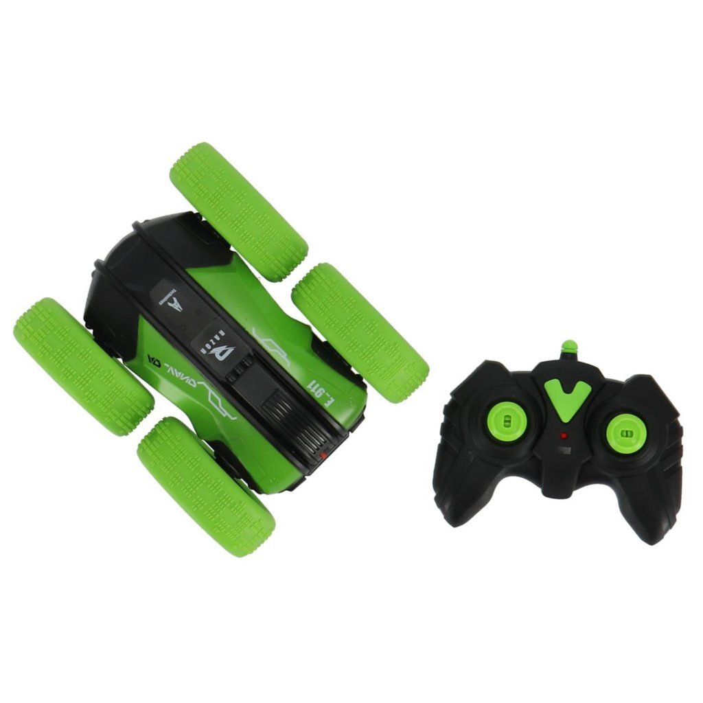 Rapid Wheels Rc Flipover Auto Groen + Licht