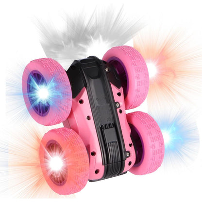 Rapid Wheels Rc Flipover Auto Roze + Licht