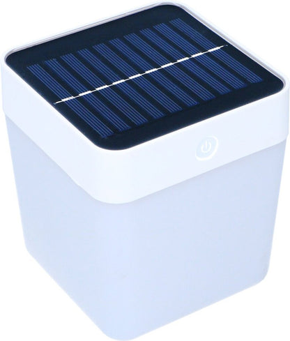 Grundig Solar Lamp Tuinverlichting Op Zonne Energie  Wit/Oranje/Blauw/Groen Licht Tot 8 Uur Licht