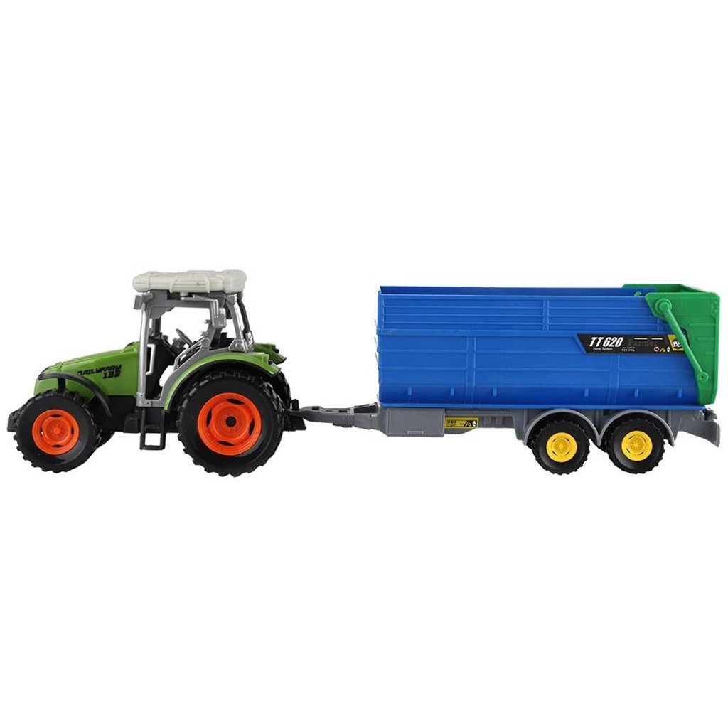 Dutch Farm Tractor Met Trailer 1:32