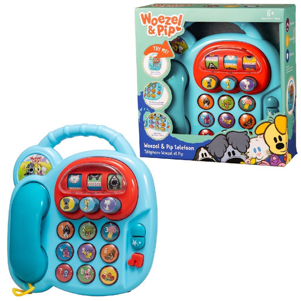 Woezel En Pip Rubo Toys Woezel En Pip Telefoon Met Geluid