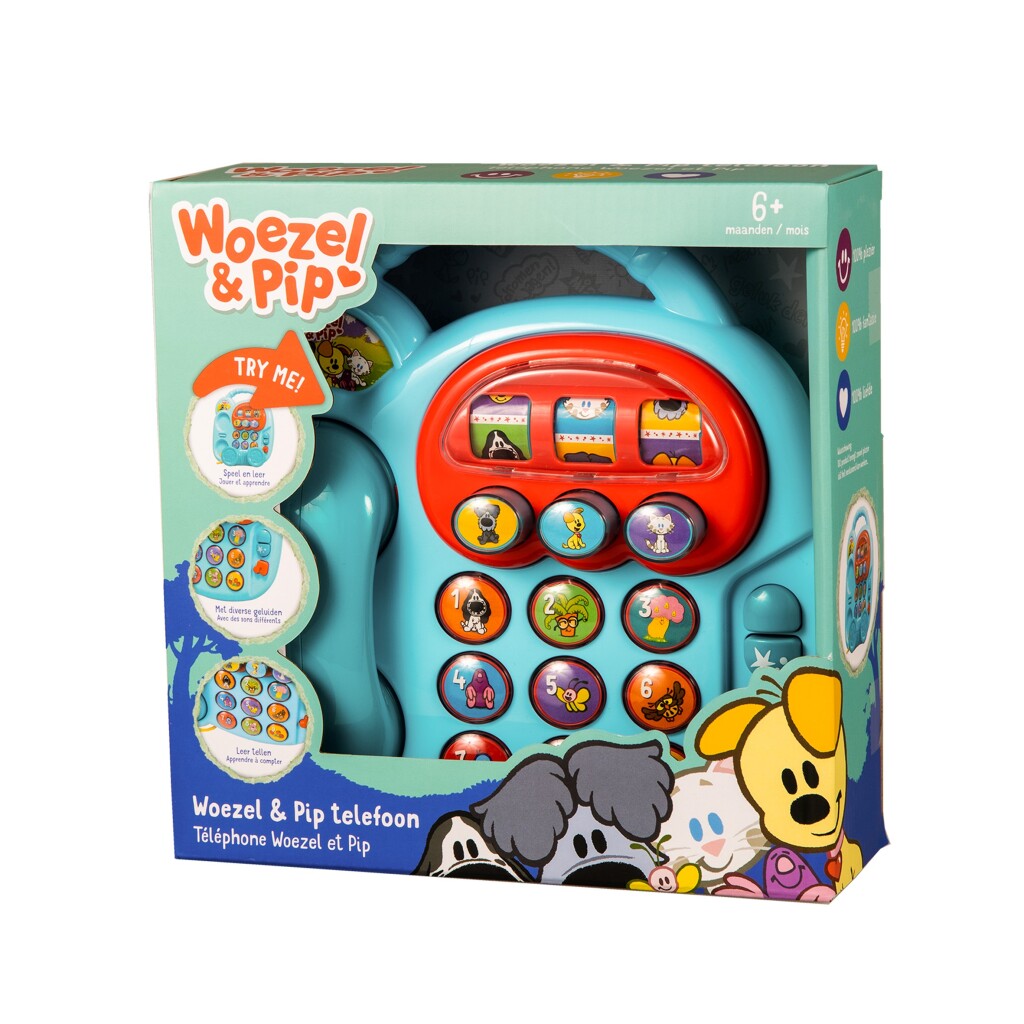 Woezel En Pip Rubo Toys Woezel En Pip Telefoon Met Geluid