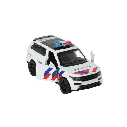 112 Pull-Back Politie Suv 1:36 + Licht En Geluid