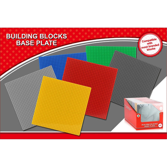 Basic Building Blocks Grondplaat 25.5X25.5 Cm Display 36 Stuks