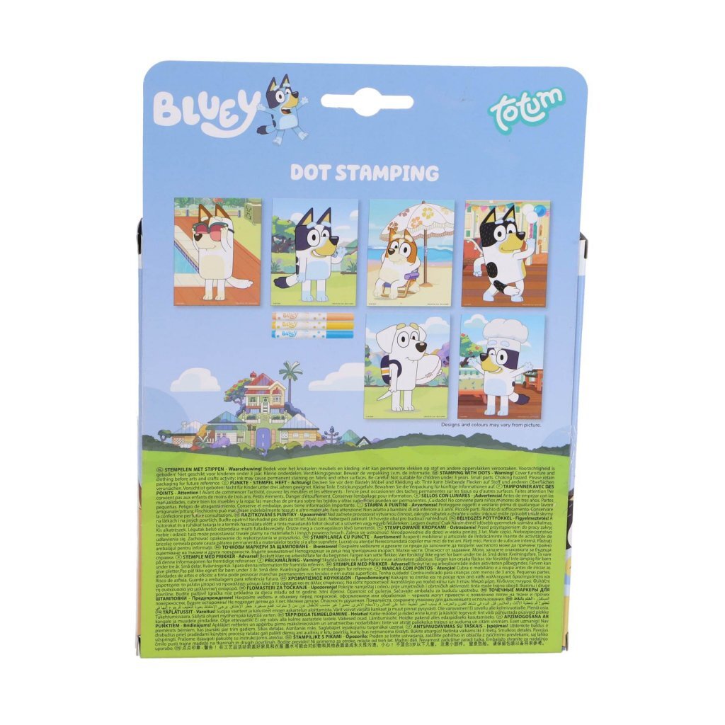 Bluey Dot Stempelen Set