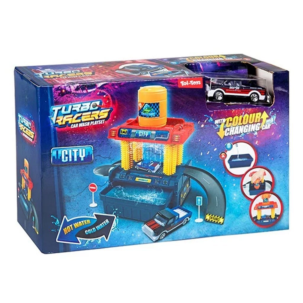 Turbo Racers Car Wash Set