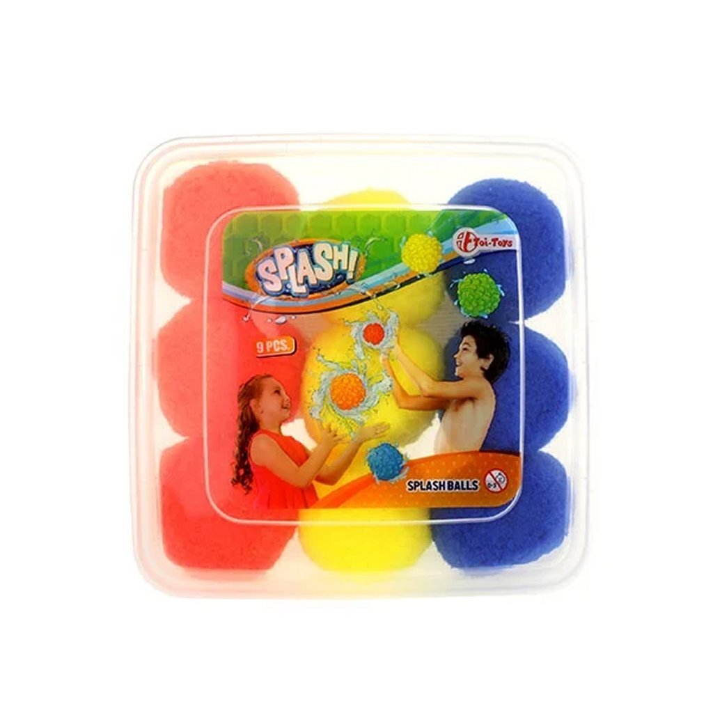 Splash Super Ballen 7 Cm 9 Stuks