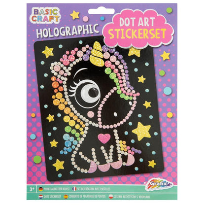 Grafix Holographic Dot Art Stickerset Assorti