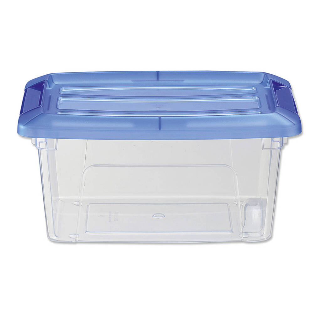 Iris Topbox Opbergbox 5L 29X19.5X14 Cm Blauw/Transparant