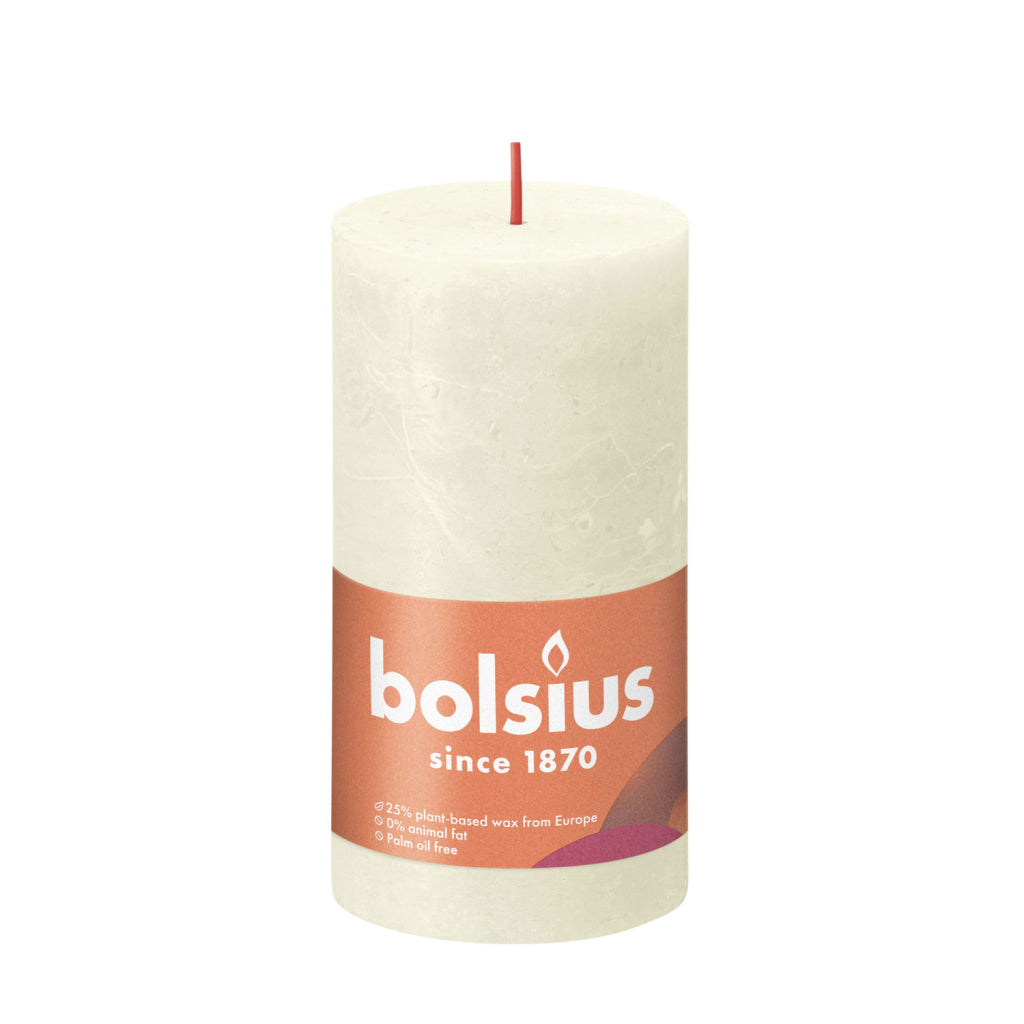 Bolsius Kaars 13X6,8 Cm Soft Parel