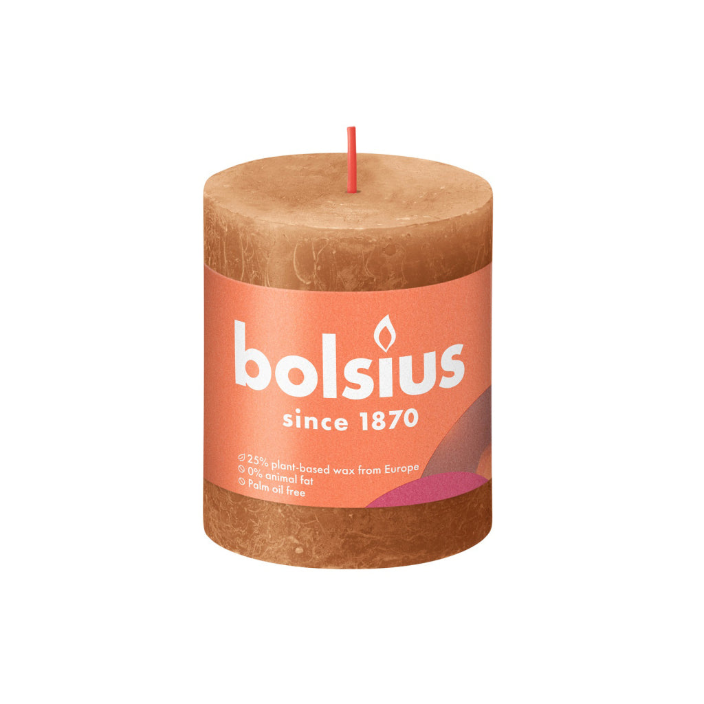 Bolsius Kaars 8X6,8 Cm Spicy Bruin