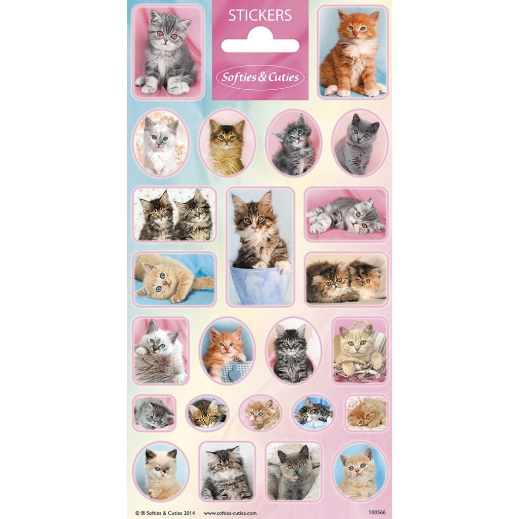 Totum Stickers Softies And Cuties Schattige Katjes