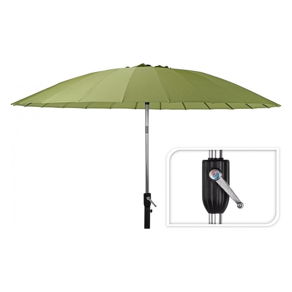 Basic Parasol Shanghai Met Draaimechanisme 270 Cm Groen