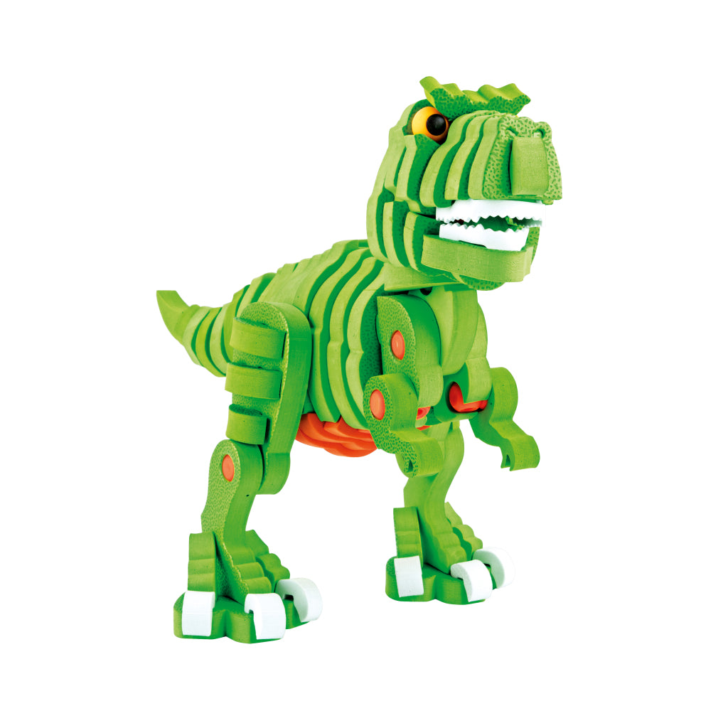 Toi-Toys Knutselpuzzel Dinosaurus 25,8 Cm Groen 104-Delig