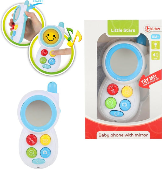 Little Stars Toi-Toys Little Stars Babytelefoon Junior 13Cm Wit