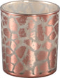 Diversen Pmtd Windlicht Desiree Giraffeprint Roze 8 Cm