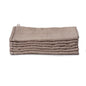 Ten Cate Washandjes 16X21 Cm 6 Stuks Taupe/100% Katoen