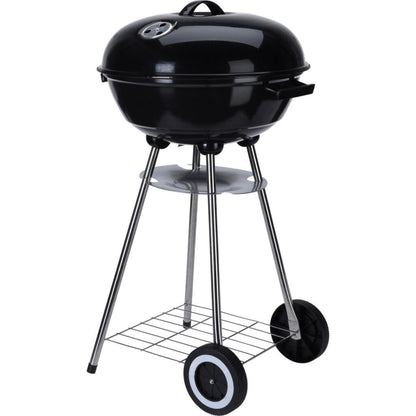 Overige Merken Kogelgrill Houtskoolbarbecue Op Wielen 46 Cm Zwart