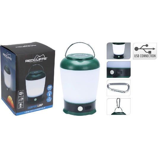 Redcliffs Campinglamp 13X9X9 Cm Usb Oplaadbaar Groen