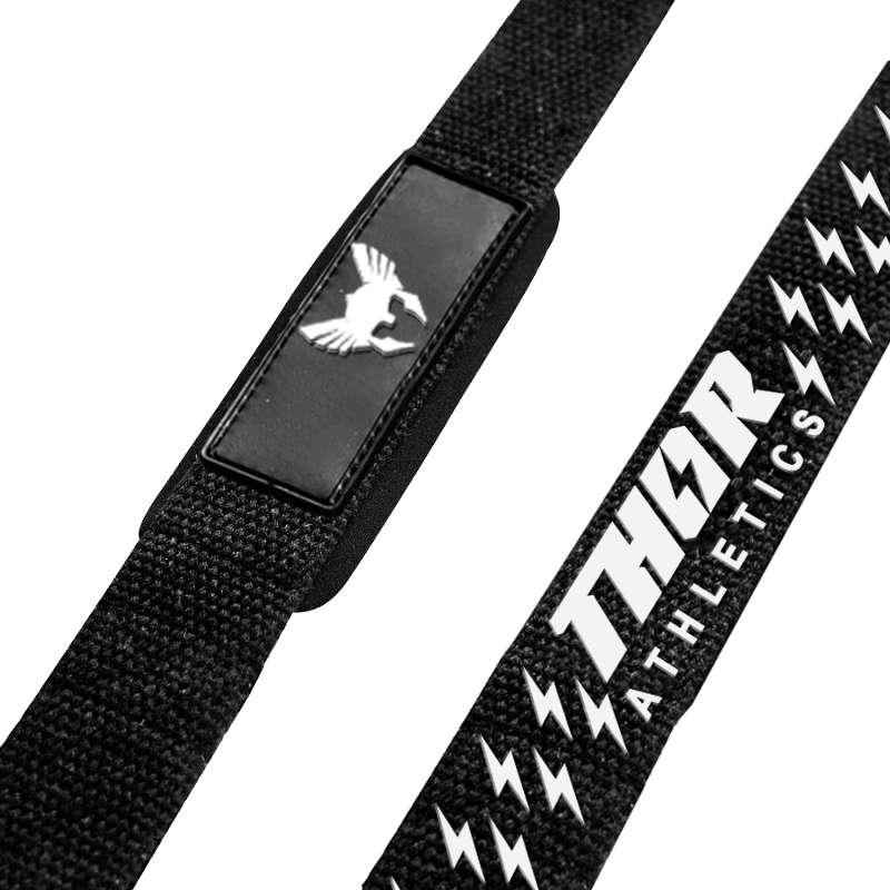 Lifting Straps | Extra Grip | Zwart | Thor Athletics