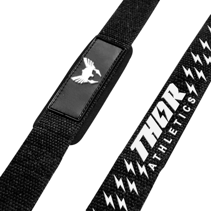 Lifting Straps | Extra Grip | Zwart | Thor Athletics