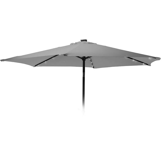 Parasol Met Verlichting - 270Cm - Licht Grijs