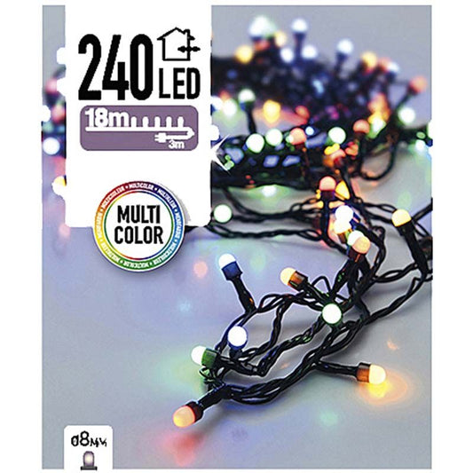 Led-Verlichting Bolletjes - 240 Led - 18 Meter - Multicolor