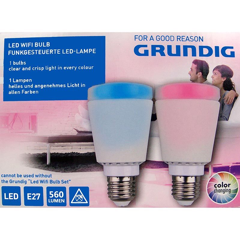 Grundig Lamp Met Wifi & Led Kleurschakeringen