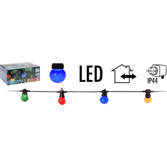 Feestverlichting 10 Gekleurde Led-Lampen - 8 Lichtfuncties