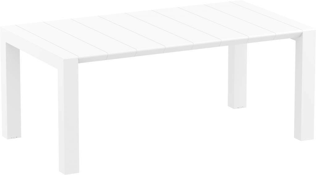 Siesta Vegas Uitschuifbare Tuintafel Medium 180/220 Cm Wit