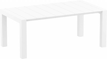 Siesta Vegas Uitschuifbare Tuintafel Medium 180/220 Cm Wit