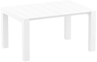 Siesta Vegas Uitschuifbare Tuintafel Small 100/140 Cm Wit