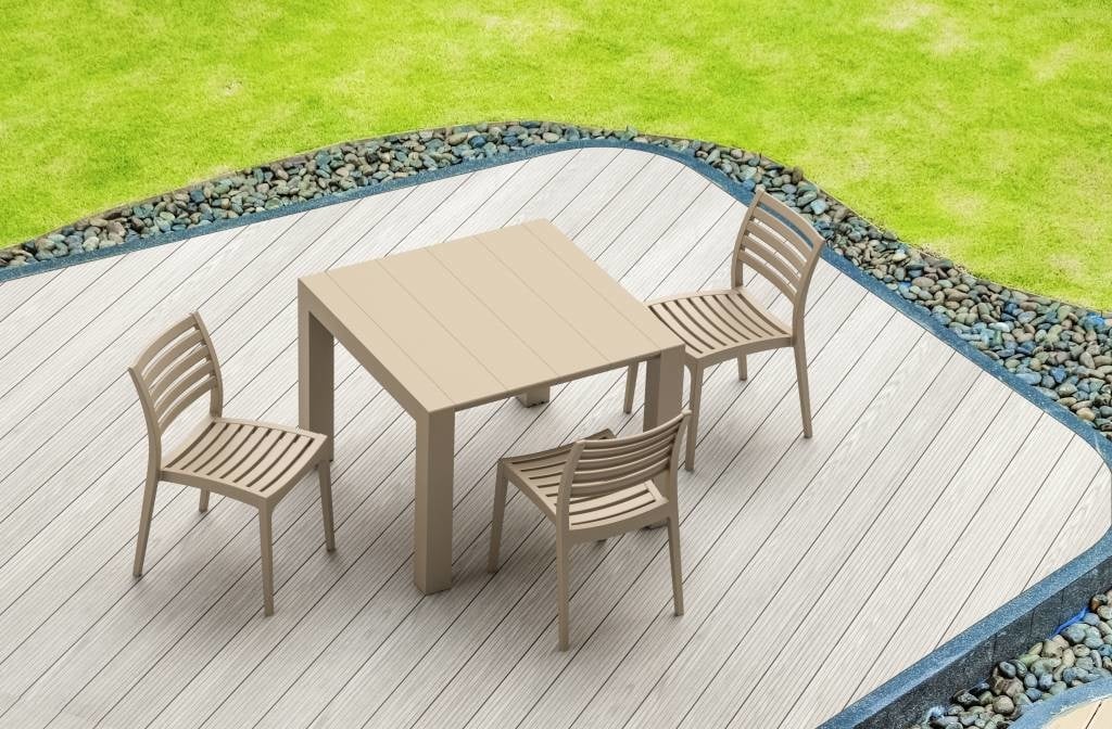 Siesta Vegas Uitschuifbare Tuintafel Small 100/140 Cm Donkergrijs