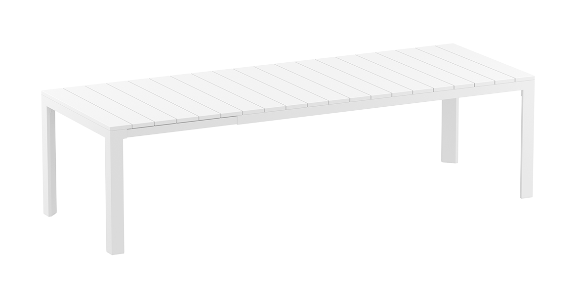 Siesta Atlantic Uitschuifbare Tuintafel Xl 210/280 Cm Wit